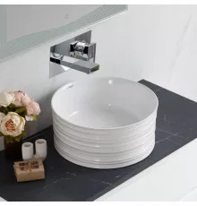 Раковина накладная керамическая 410х410х180мм BelBagno BB1420