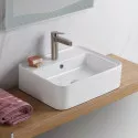Раковина керамическая накладная прямоугольная 520х420х150мм BelBagno BB1367