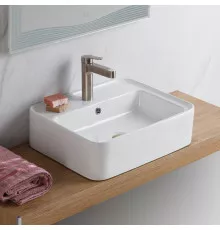 Раковина керамическая накладная прямоугольная 520х420х150мм BelBagno BB1367