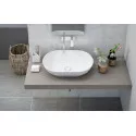 Накладная раковина из литьевого мрамора CEZARES TITAN-ROUND-60-39-14-LVB Накладная раковина из литьевого мрамора CEZARES TITAN-ROUND-60-39-14-LVB