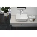 Накладная раковина из литьевого мрамора CEZARES TITAN-SQUARE-50-38-17-LVB Накладная раковина из литьевого мрамора CEZARES TITAN-SQUARE-50-38-17-LVB