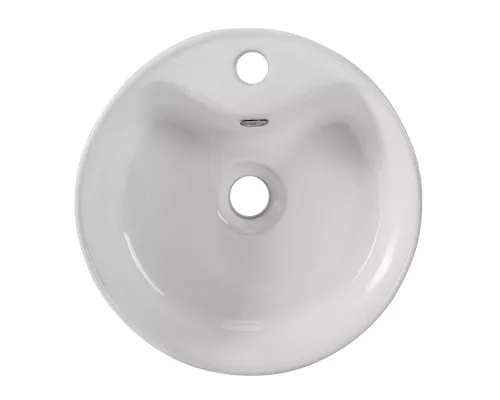 Раковина накладная керамическая круглая 370х370х130мм BelBagno BB1400