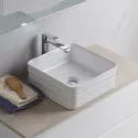 Раковина накладная керамическая квадратная 380х380х135мм BelBagno BB1407