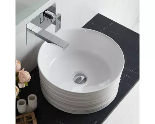 Раковина накладная керамическая 410х410х180мм BelBagno BB1420