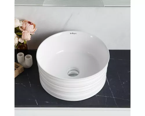 Раковина накладная керамическая 410х410х180мм BelBagno BB1420