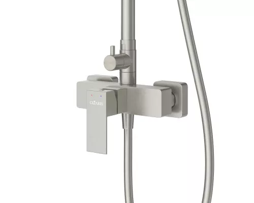 Душевая стойка со смесителем, верхним и ручным душем CEZARES SLIDER-CD-IN