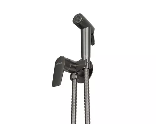 Гигиенический душ со смесителем CEZARES LINER-DIF-GM оружейная сталь