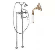 Напольный смеситель для ванны с поворотным изливом CEZARES GOLF-VDP2-02-Bi