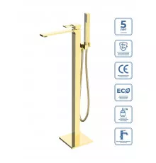 Напольный смеситель BelBagno LUCE LUC-FMT-ORO