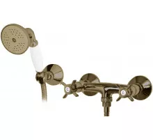 Смеситель для душа с ручным душем, шлангом 150 см и держателем CEZARES LORD-D-02-Bi
