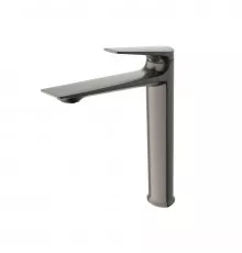 Cмеситель для накладной раковины Cezares LINER-LC-GM-W0 оружейная сталь, без донного клапана