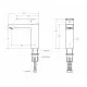 Смеситель для раковины CEZARES STYLUS-LS-NOP