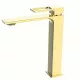 Смеситель для накладной раковины без донного клапана BelBagno LUCE LUC-LMC-ORO-W0