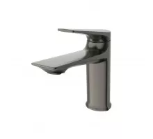 Cмеситель для накладной раковины Cezares LINER-LS-GM-W0 оружейная сталь, без донного клапана