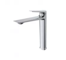 Cмеситель для накладной раковины Cezares LINER-LC-01-W0 хром, без донного клапана