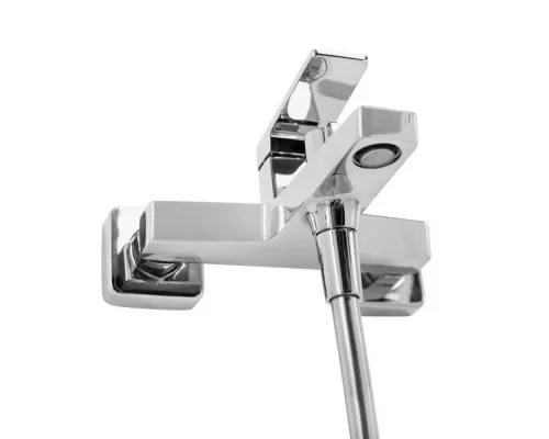 Смеситель для ванны и душа в комплекте с ручным душем, шлангом и держателем BelBagno ARDENTE-VASM-CRM