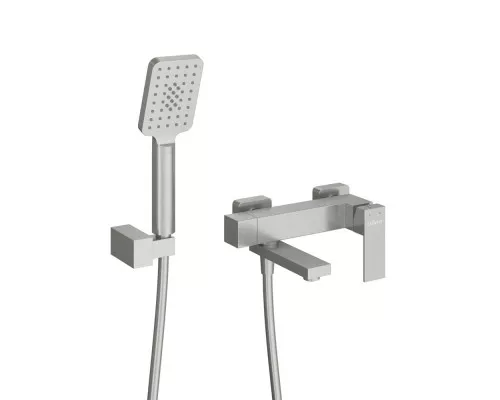 Смеситель для ванны и душа в комплекте с ручным душем, шлангом и держателем CEZARES SLIDER-VD-IN