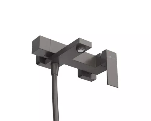 Смеситель для ванны и душа в комплекте с ручным душем, шлангом и держателем CEZARES SLIDER-VD-GM