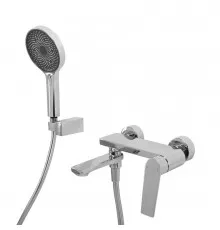 Смеситель для ванны и душа в комплекте с ручным душем, шлангом и держателем CEZARES COMFORT-VD-01