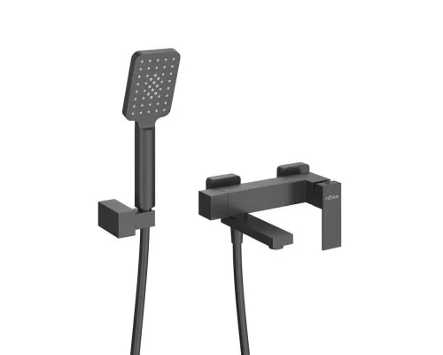 Смеситель для ванны и душа в комплекте с ручным душем, шлангом и держателем CEZARES SLIDER-VD-NOP