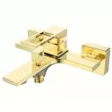Смеситель для ванны и душа BelBagno LUCE LUC-VAS-ORO Смеситель для ванны и душа BelBagno LUCE LUC-VAS-ORO