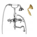 Смеситель для ванны с поворотным изливом с ручным душем, шлангом 150 см CEZARES NOSTALGIA-VDF-02-M