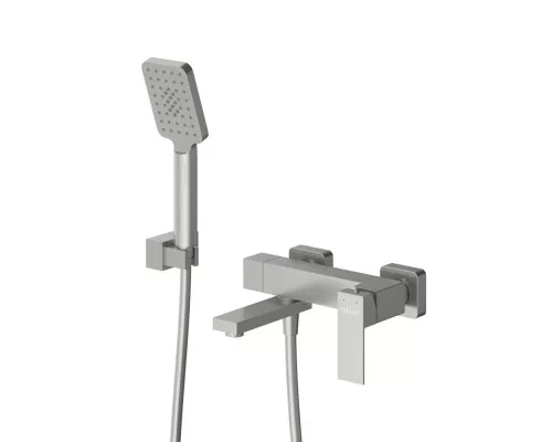 Смеситель для ванны и душа в комплекте с ручным душем, шлангом и держателем CEZARES SLIDER-VD-IN
