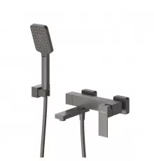 Смеситель для ванны и душа в комплекте с ручным душем, шлангом и держателем CEZARES SLIDER-VD-GM