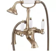 Смеситель на борт ванны с ручным душем CEZARES FIRST-PBV-02-Bi