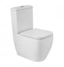 Унитаз-компакт безободковый с сиденьем и смывом TORNADO BelBagno LUCE-TOR BB2197CP-TOR/SC/BB2197T