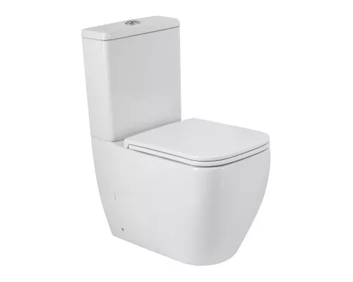 Унитаз-компакт безободковый с сиденьем и смывом TORNADO BelBagno LUCE-TOR BB2197CP-TOR/SC/BB2197T