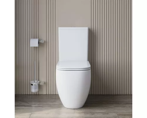 Унитаз-компакт безободковый с сиденьем и смывом TORNADO BelBagno LUCE-TOR BB2197CP-TOR/SC/BB2197T