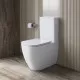 Унитаз-компакт безободковый с сиденьем и смывом TORNADO BelBagno LUCE-TOR BB2197CP-TOR/SC/BB2197T