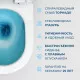 Унитаз-компакт безободковый с сиденьем и смывом TORNADO BelBagno SFERA-TOR BB2141CP-TOR/SC+BB2141T