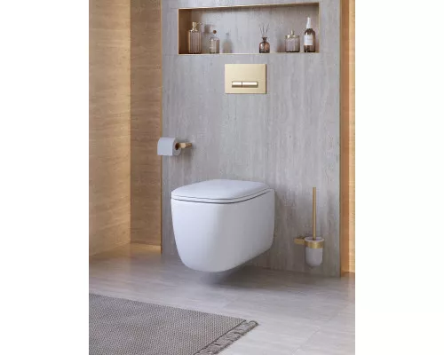 Унитаз подвесной безободковый с сиденьем CEZARES COMFORT CZR-380-TH-TOR/SC