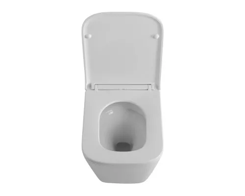 Унитаз подвесной безободковый с сиденьем и смывом TORNADO BelBagno ARDENTE-R BB520CH-TOR/SC