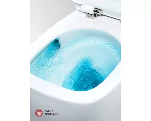 Унитаз подвесной безободковый с сиденьем CEZARES COMFORT CZR-380-TH-TOR/SC