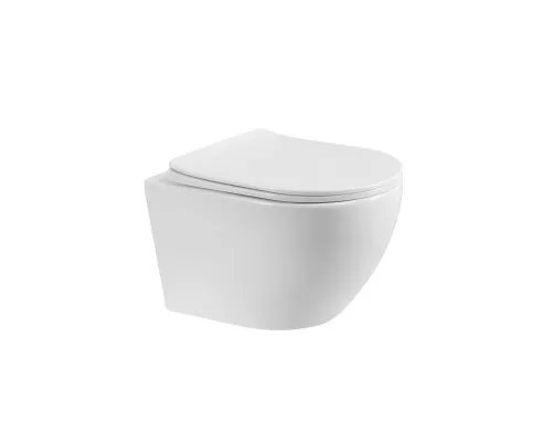 Унитаз подвесной с сиденьем, функцией биде, без смесителя BelBagno MARINO BB7026CH-TOR-BFS/SC