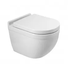 Унитаз подвесной безободковый смыв TORNADO с сиденьем BelBagno SENSO-TOR BB017CH-TOR/BB865SC