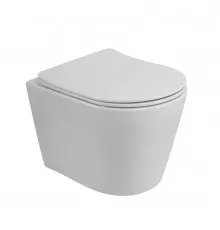 Унитаз подвесной безободковый с вихревым смывом ART&MAX TITO AM2380CHRV/SC