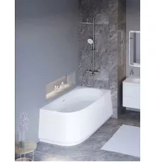 Акриловая ванна угловая правосторонняя 165х80 см, CEZARES CZR-LUX-CORNER-165-80-58-R