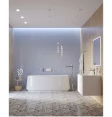 Акриловая ванна отдельностоящая 170х82 см, CEZARES CZR-LUX-CENTRAL-170-82-58