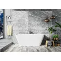 Ванна из искусственного камня Solid Surface 1700x800x600 CEZARES CZR-LINER-170-80-60-SSB
