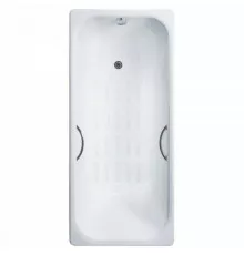 Ванна чугунная Delice Aurora 160х75 с отверстиями под ручки и антискользящим покрытием DLR230604R-AS