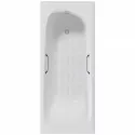 Ванна чугунная Delice Continental 130х70 с отверстиями под ручки и антискользящим покрытием DLR230641R-AS