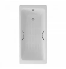 Ванна чугунная Delice Parallel 160х70 с ручками и антискользящим покрытием DLR220504R-AS