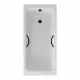 Ванна чугунная Delice Parallel 180х80 с черными матовыми ручками DLR220506RB