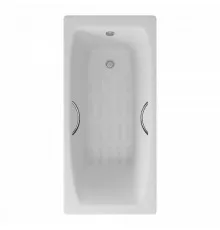Ванна чугунная Delice Repos 150х70 с ручками и антискользящим покрытием DLR220507R-AS