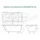 Ванна чугунная Delice Continental 180х80 с отверстиями под ручки и антискользящим покрытием DLR230627R-AS