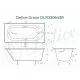 Ванна чугунная Delice Grace 170х70 с отверстиями под ручки DLR230643R